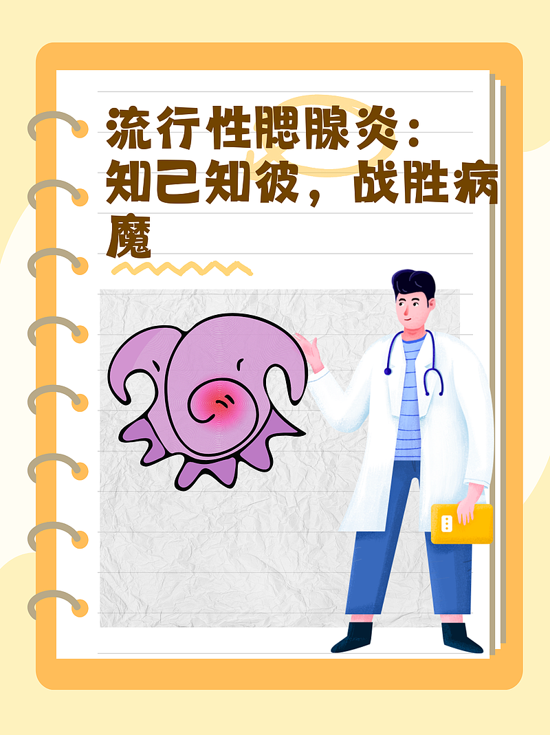 流行性腮腺炎：知己知彼，战胜病魔