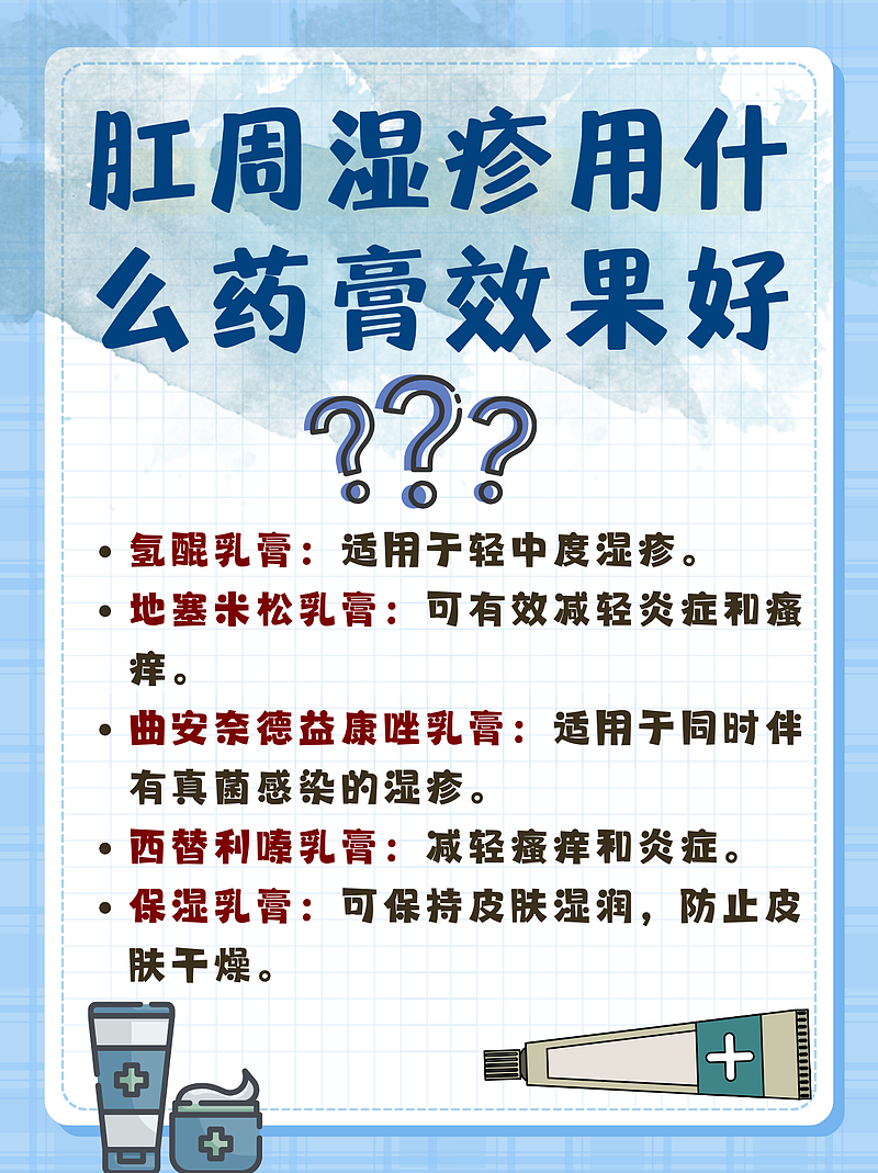 治疗肛周湿疹，选对药膏是关键！