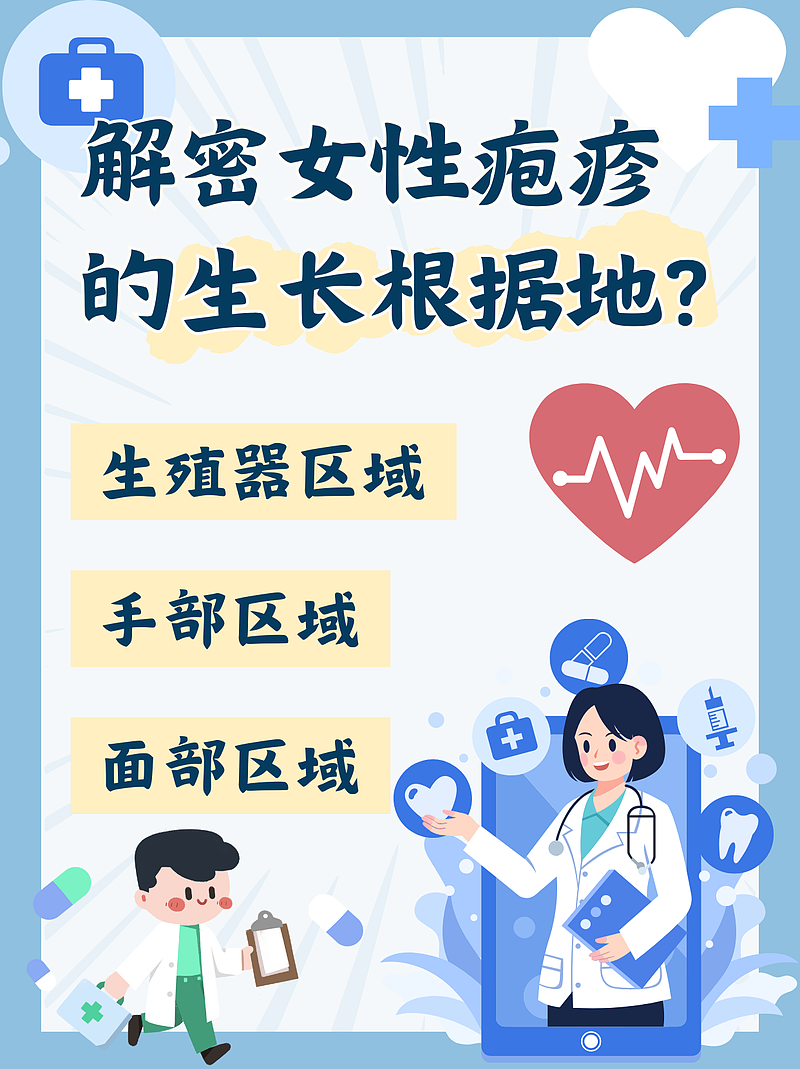 解密女性疱疹的生长根据地?