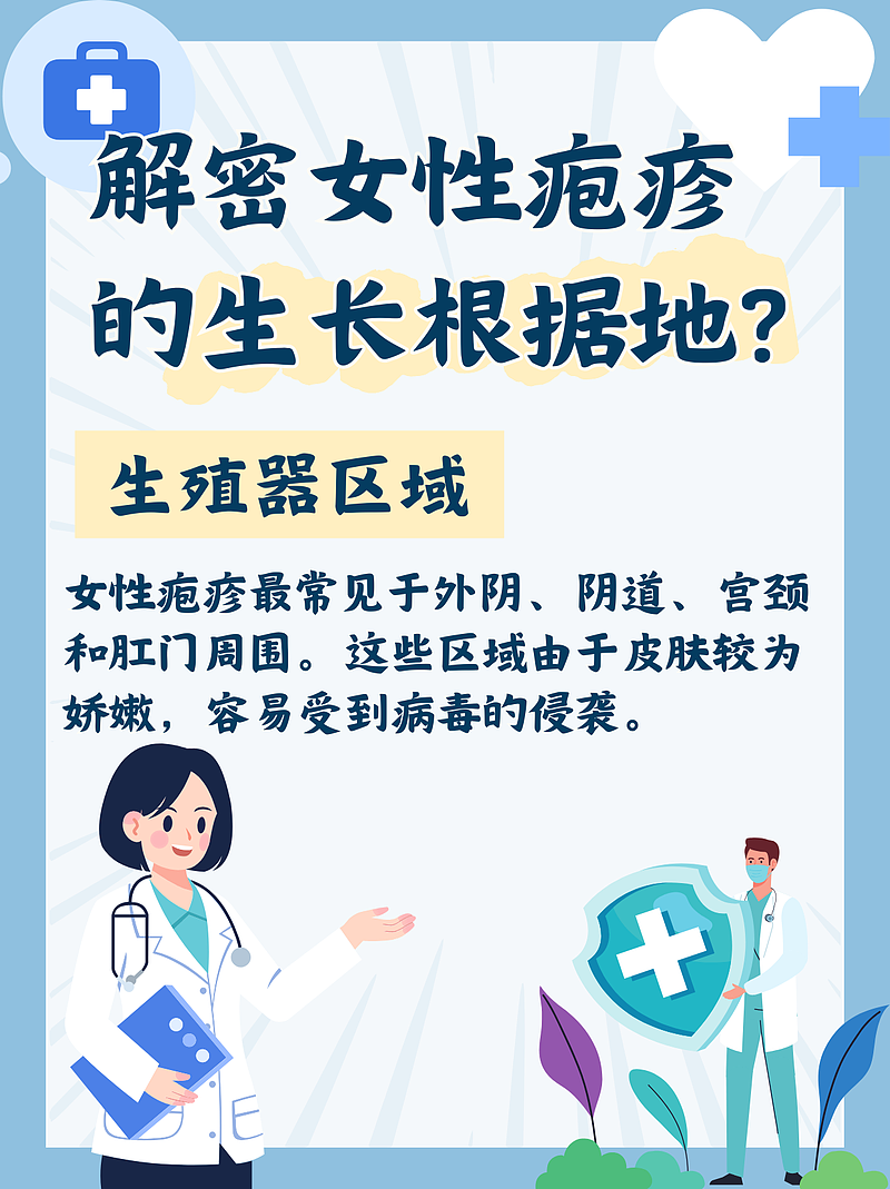 解密女性疱疹的生长根据地?