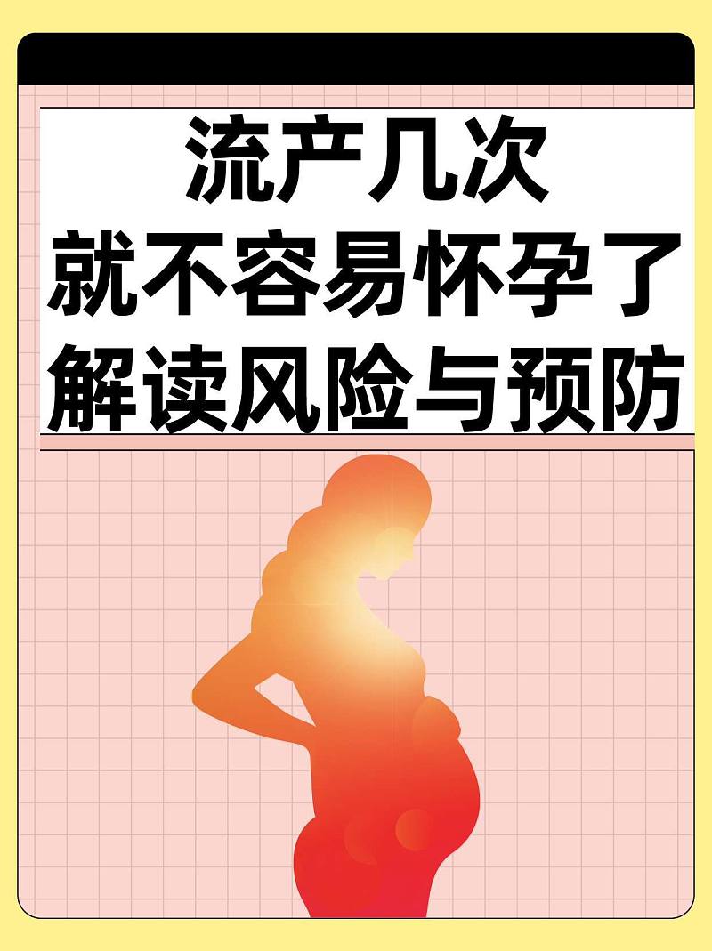 流产几次就不容易怀孕了？解读风险与预防