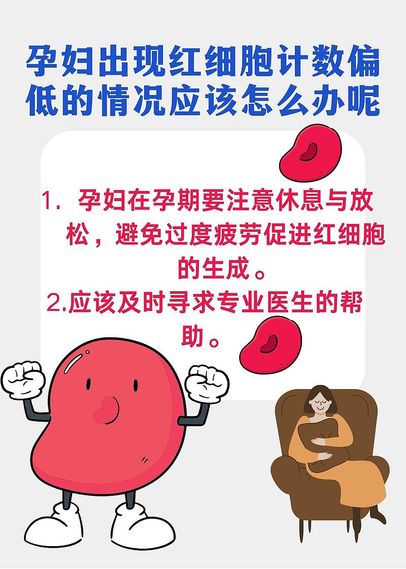 红细胞计数偏低？别怕，我们一起让“小红”回来！