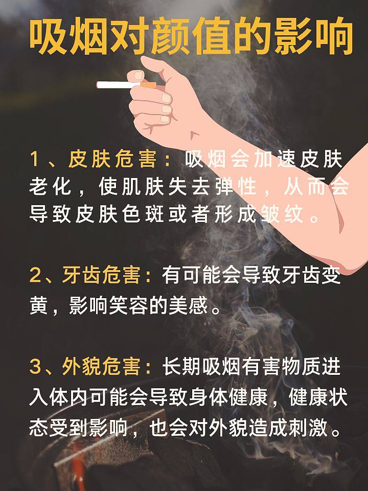 颜值杀手曝光！吸烟竟有这些惊人后果！