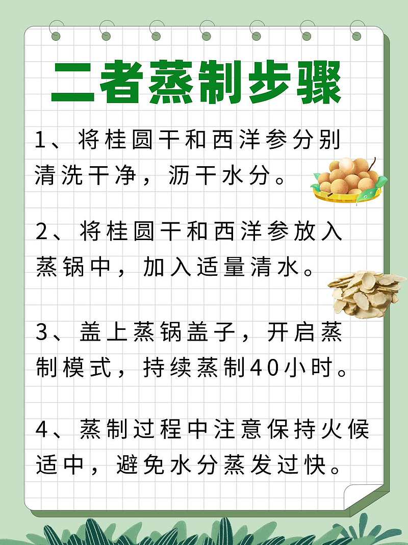 惊爆味蕾！桂圆与西洋参的40小时浪漫邂逅！