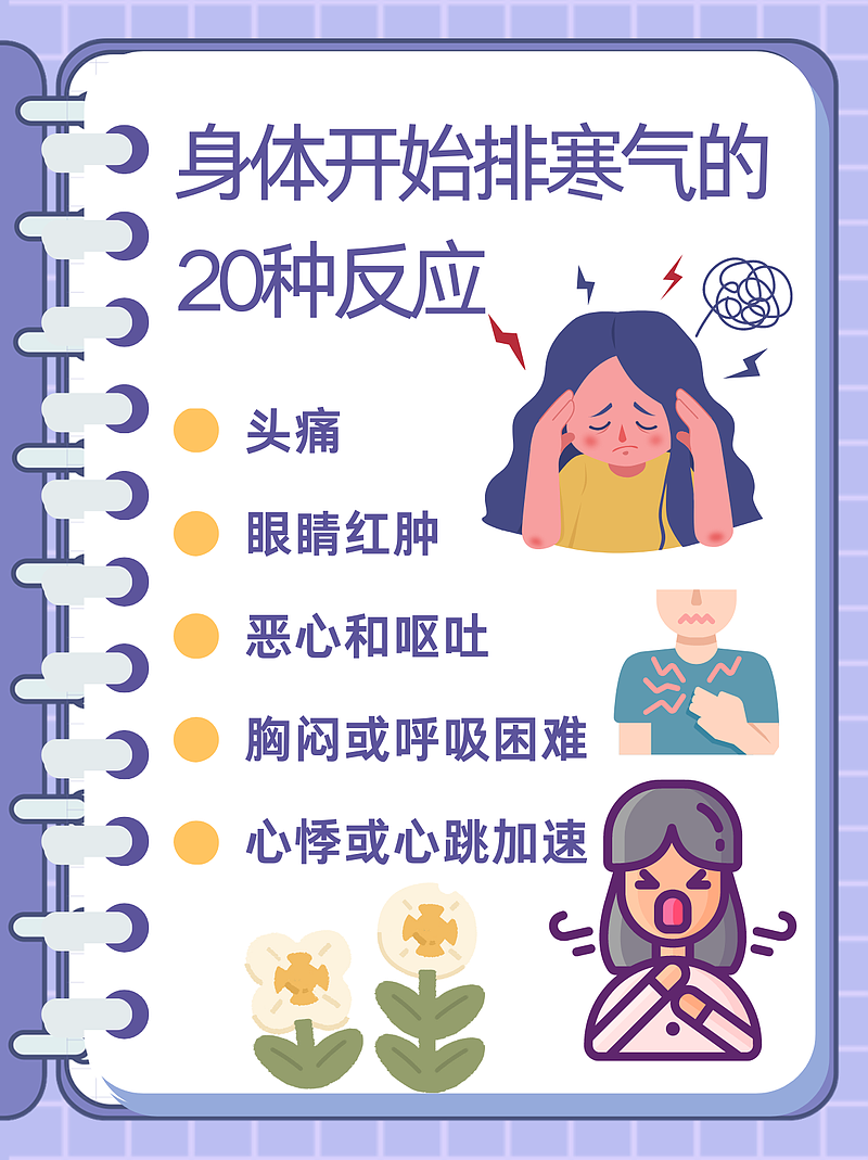 体内排寒进行时：20种身体反应揭示你的自愈力