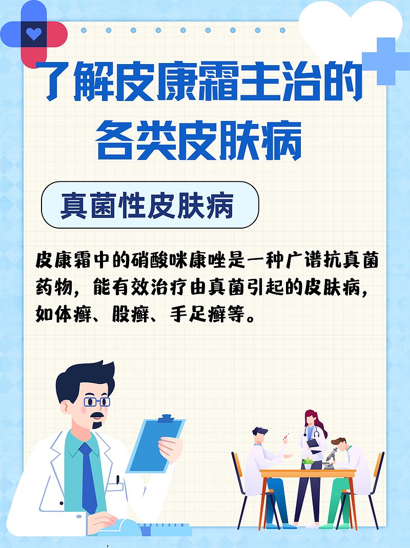 了解皮康霜主治的各类皮肤病