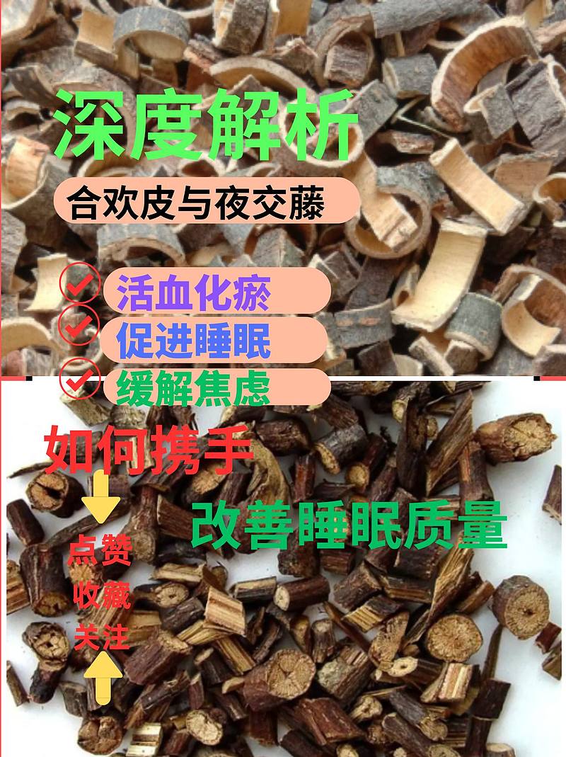 深度解析：合欢皮与夜交藤如何携手改善睡眠质量